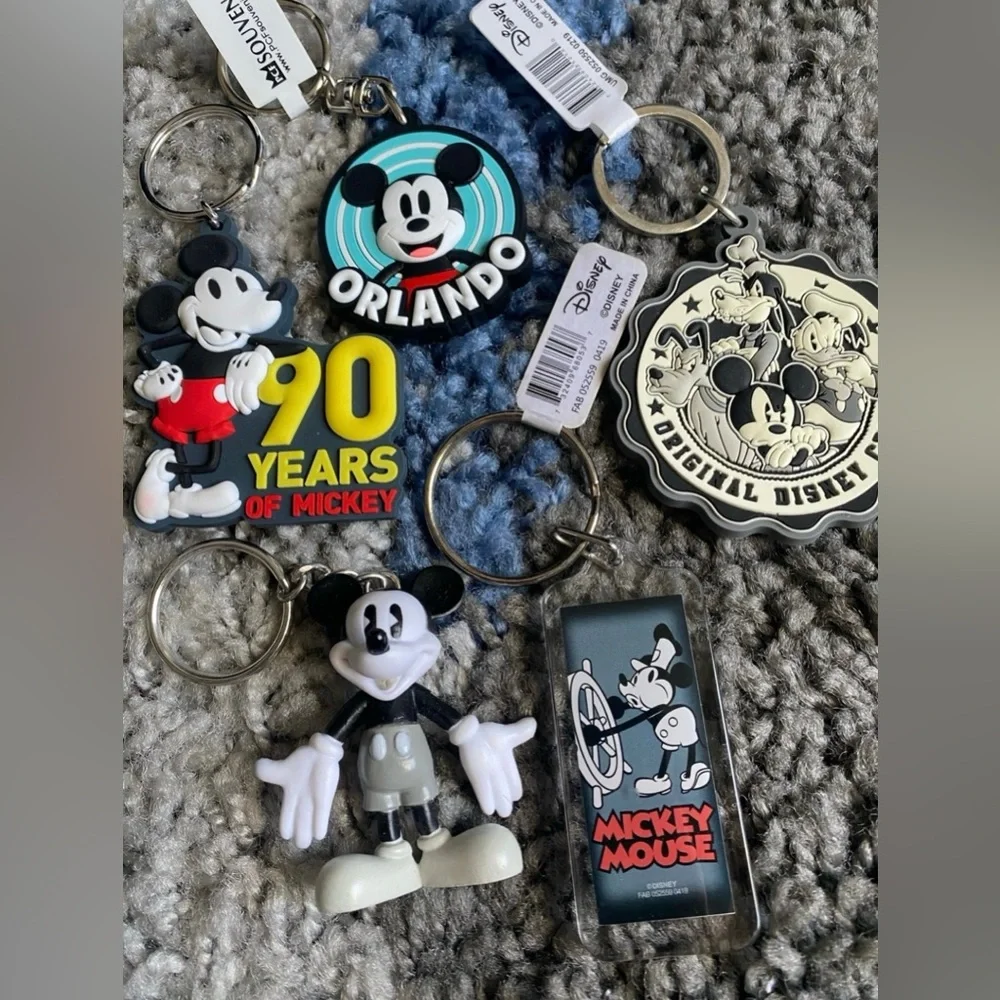 Disney Mickey Keychains Lot - Picture 2 of 2